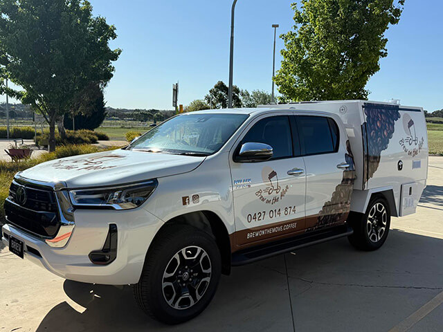 brew on the move coffee truck